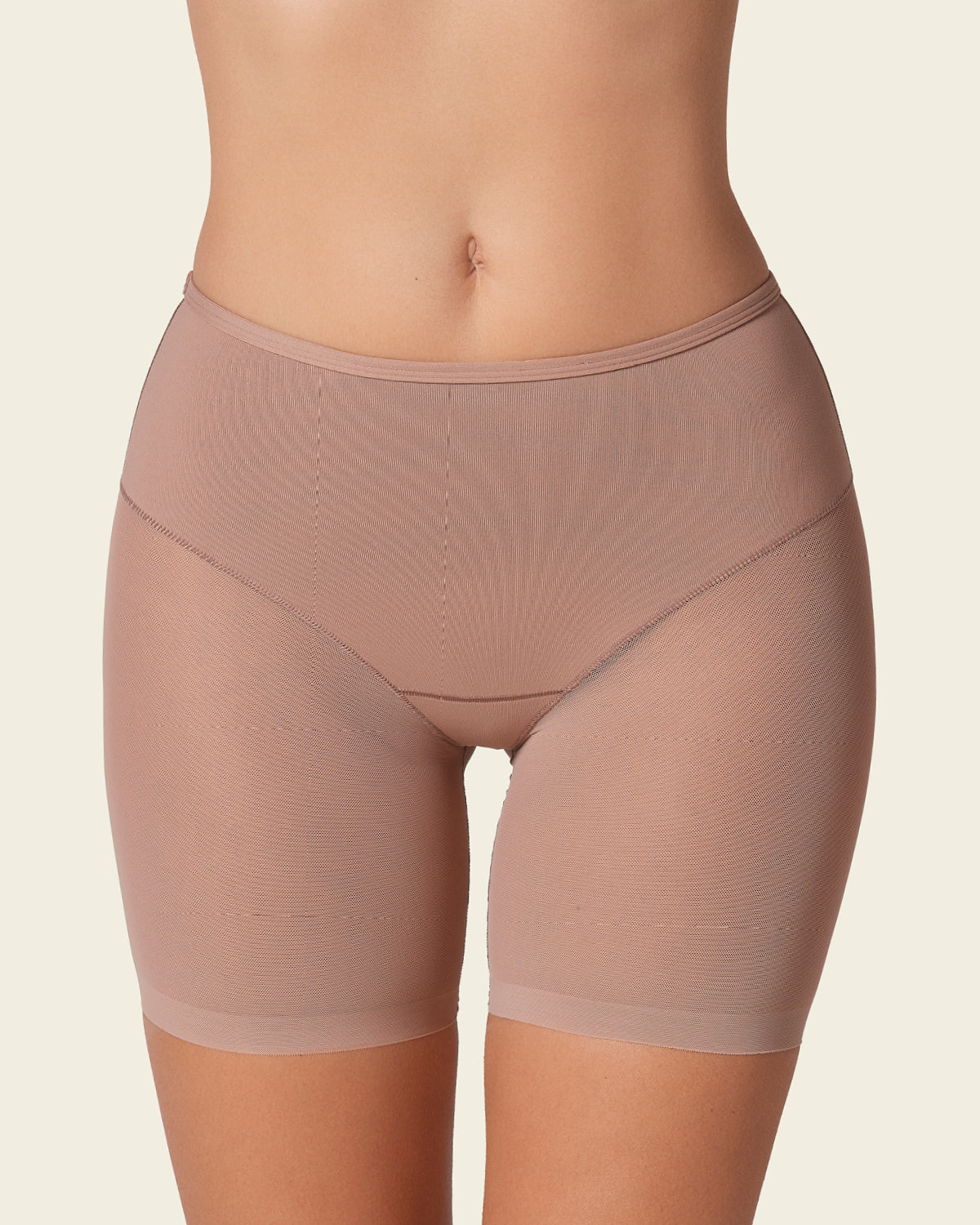 Leonisa high waist tummy control anti chafing sculpting shaper short for  women Beige at  Women's Clothing store