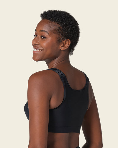 Buy WOWENY Posture Corrector Bra for Women Shapewear Tops Posture Support  Bra Chest Brace Up (Black1, Large) at
