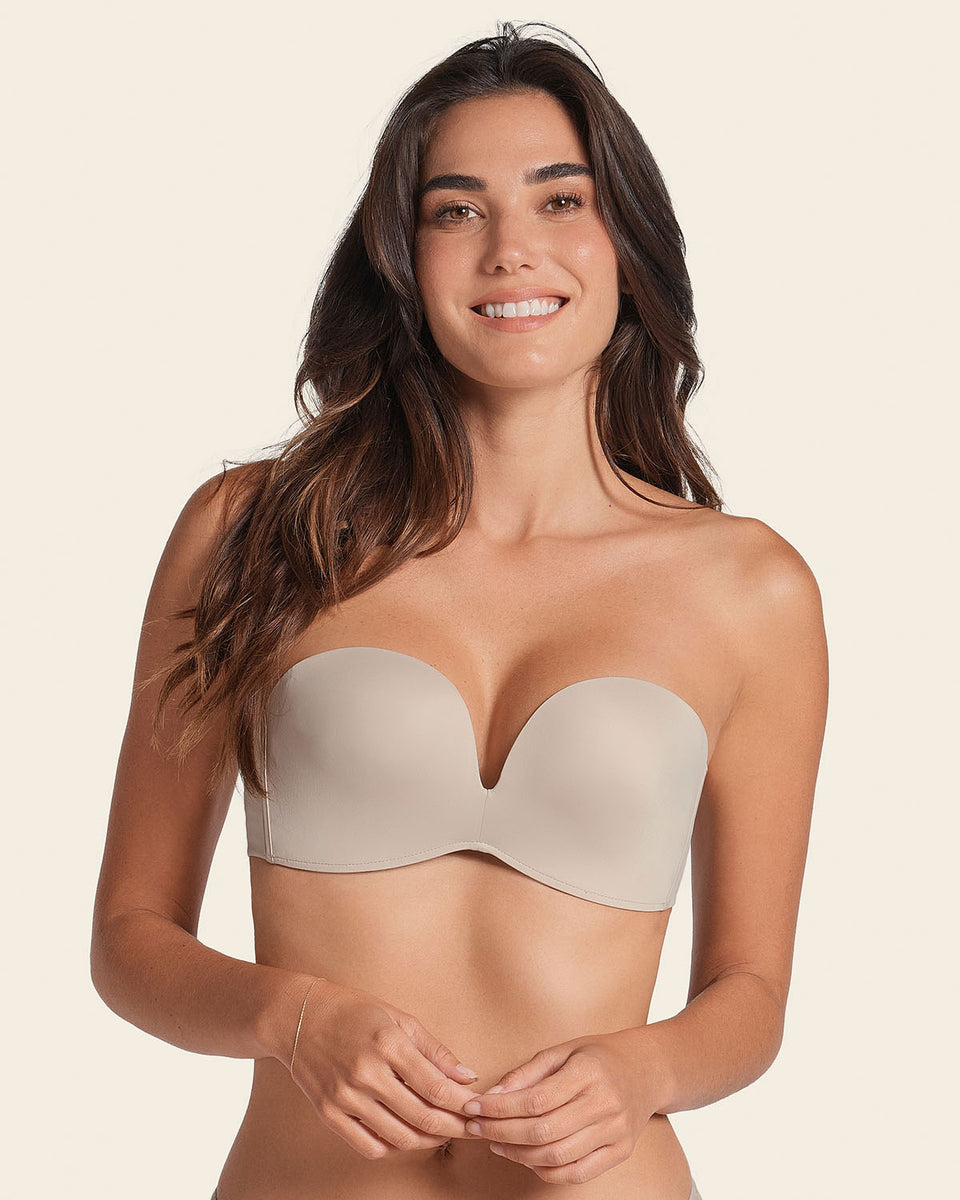 Antigravity wireless strapless bra