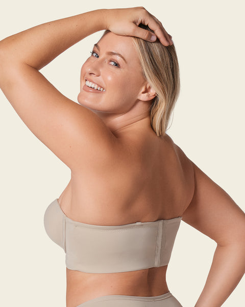 Women's Underwire Contour Multiway Strapless Bra Plus Size Push Up Bralette  38DD