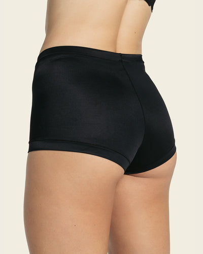Bradelis New York Women's Shaping Panties, Butt P-Line, Lacy Long Shorts,  23, Black, Small : : Fashion