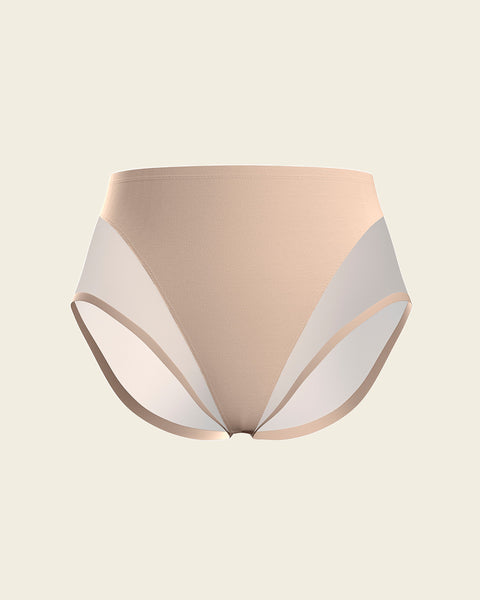 Plus Solid Shapewear Panty Without Liner