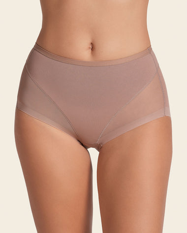 Truly undetectable comfy shaper panty#color_857-brown