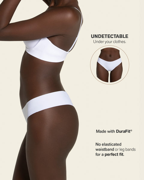 No ride-up seamless thong panty#color_000-white