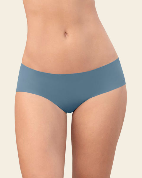 No Ride-Up Seamless Hiphugger Panty#color_544-cool-blue