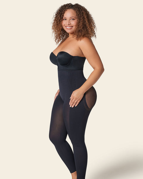Leonisa Invisible High Waisted Bodysuit Thigh Leg Butt Lifter Shapewear -  Full Body Shaper Tummy Control for Women : : Clothing, Shoes 