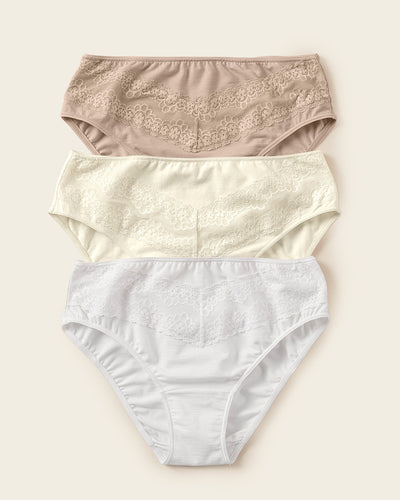  6pcs Washable Aunt Towel Cotton Underwear Womens