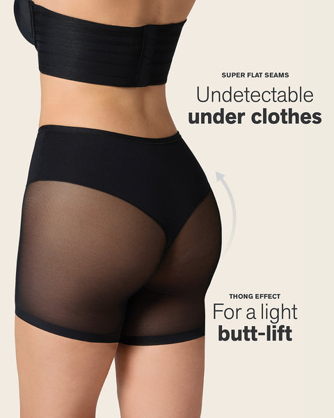 Truly undetectable sheer shaper short#color_700-black