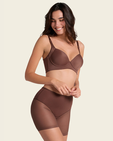 Truly undetectable sheer shaper short#color_875-dark-brown