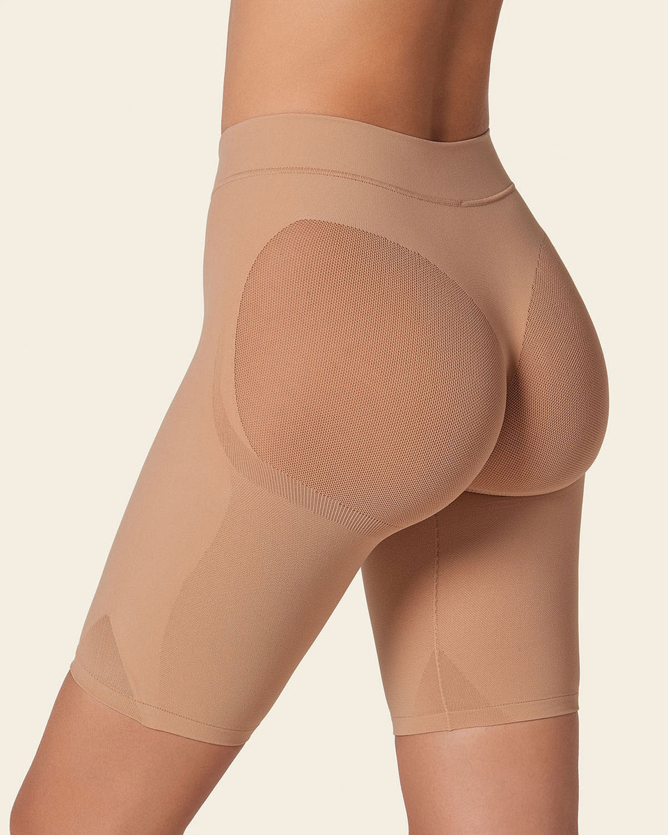 Well-rounded invisible butt lifter shaper short