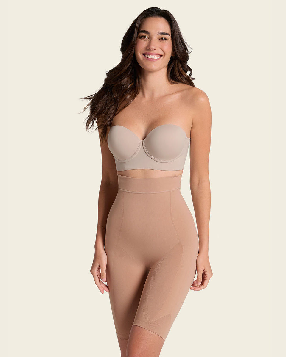 Invisible extra high-waisted shaper short