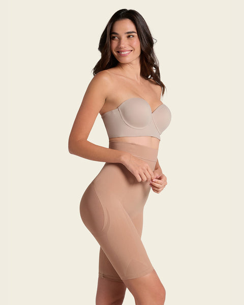 Invisible extra high-waisted shaper short#color_087-natural