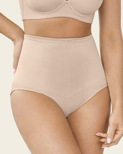 Women seamless high waist abdomen hips Fat burning body sculpting underwear  memory generationWaist tuck pants