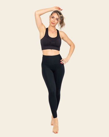 ZOOSIXX High Waisted Capri Leggings for Women - 1/3 Pack Tummy Control  Pants for