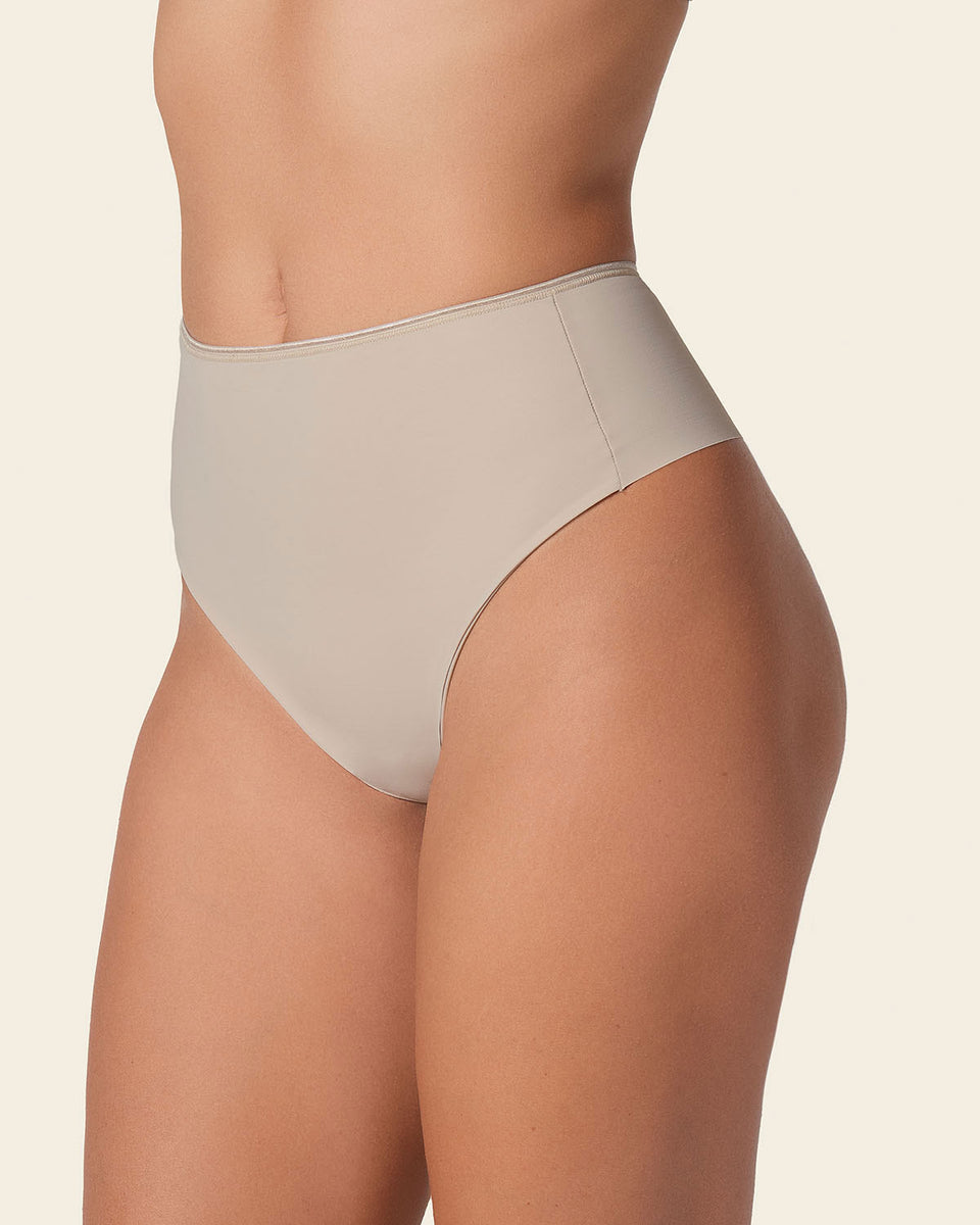 Seamless thong shaper panty