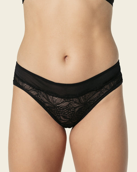  Leonisa Lace Cheeky Thong Panty - Womens Underwear