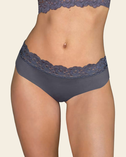 Ultra-Light Lace Waistband Cheeky Panty#color_721-dark-gray