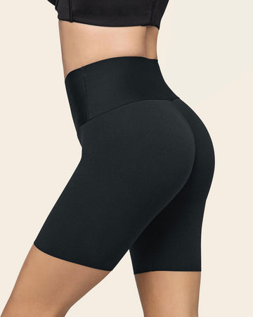 Stay-in-place seamless slip short#color_700-black