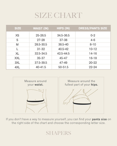 Undetectable step-in mid-thigh body shaper#