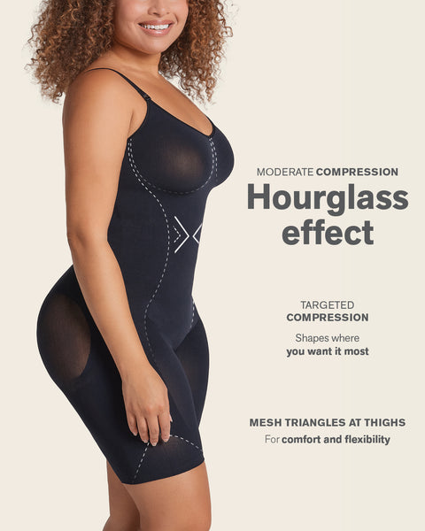 Full coverage seamless shaping bodysuit#color_700-black