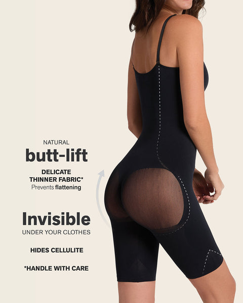 Full coverage seamless shaping bodysuit#color_700-black