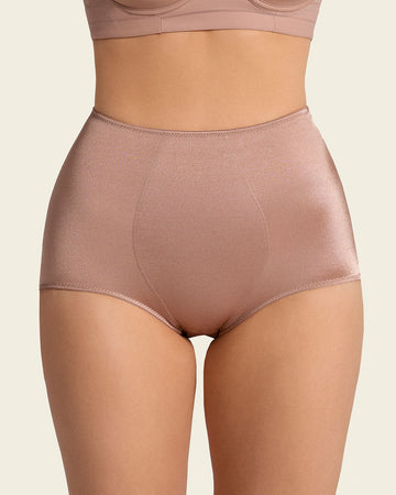 High-cut classic shaper panty#color_857-brown