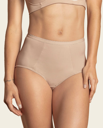 EVEFIT Women's High Waist Cotton Underwear Tummy Control Panties