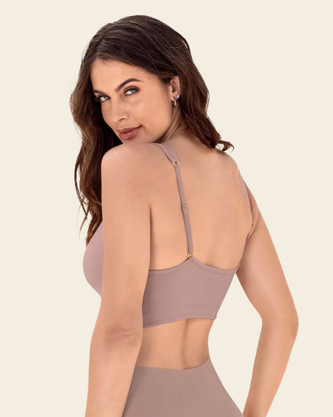 Multipurpose Pullover Seamless Sleep Bra Daily Or Maternity#color_281-rosewood