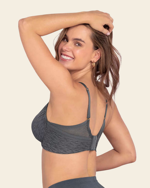 Complete Coverage Smoothing Bra#color_784-dark-gray