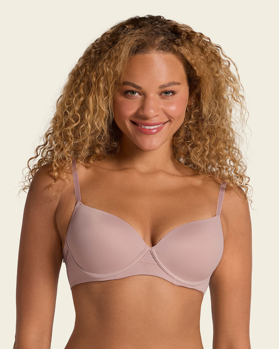 Natural Look lightly lined underwire t-shirt bra