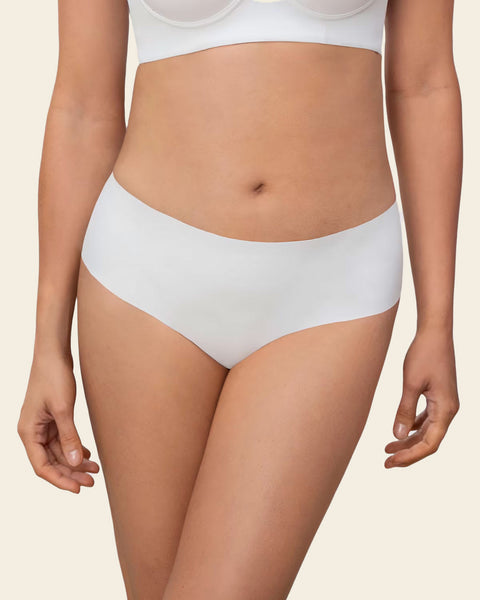 Totally Seamless Mid-Rise Microfiber Cheeky Panty#color_000-white