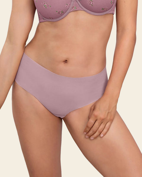 Totally Seamless Mid-Rise Microfiber Cheeky Panty#color_413-mauve-pink