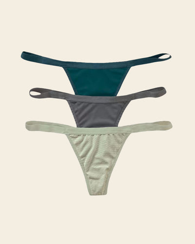 3-Pack Invisible G-String Thong Panties#color_s50-light-green-print-green-gray