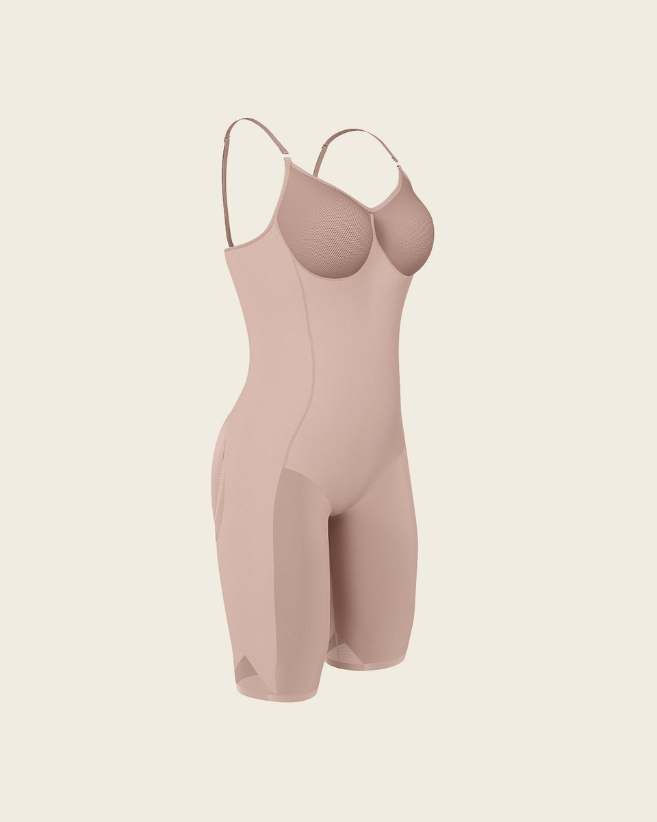 Full coverage seamless shaping bodysuit