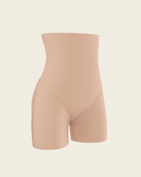 Beige Color Body Shaper Butt Lifter Colombian Postpartum Sash