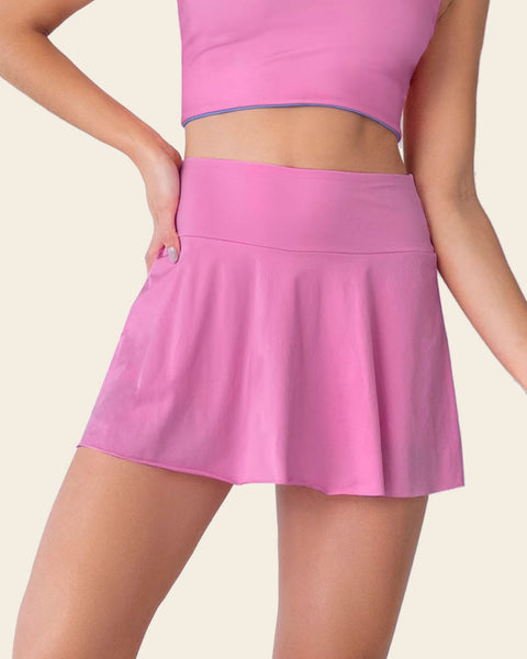 Active Skort with Side Pocket#color_368-pink