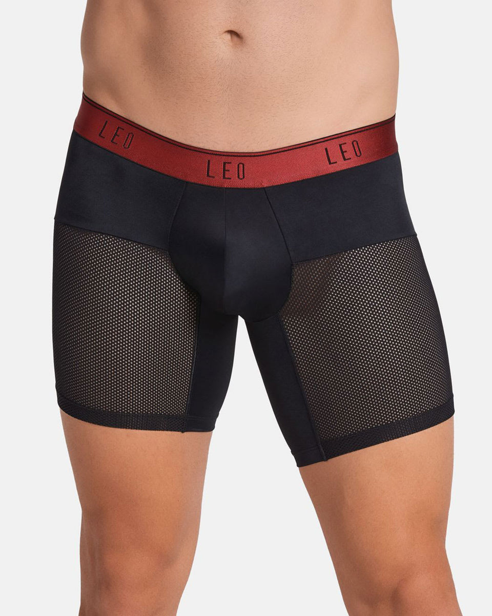 High-Tech Mesh Boxer Brief with Ergonomic Pouch