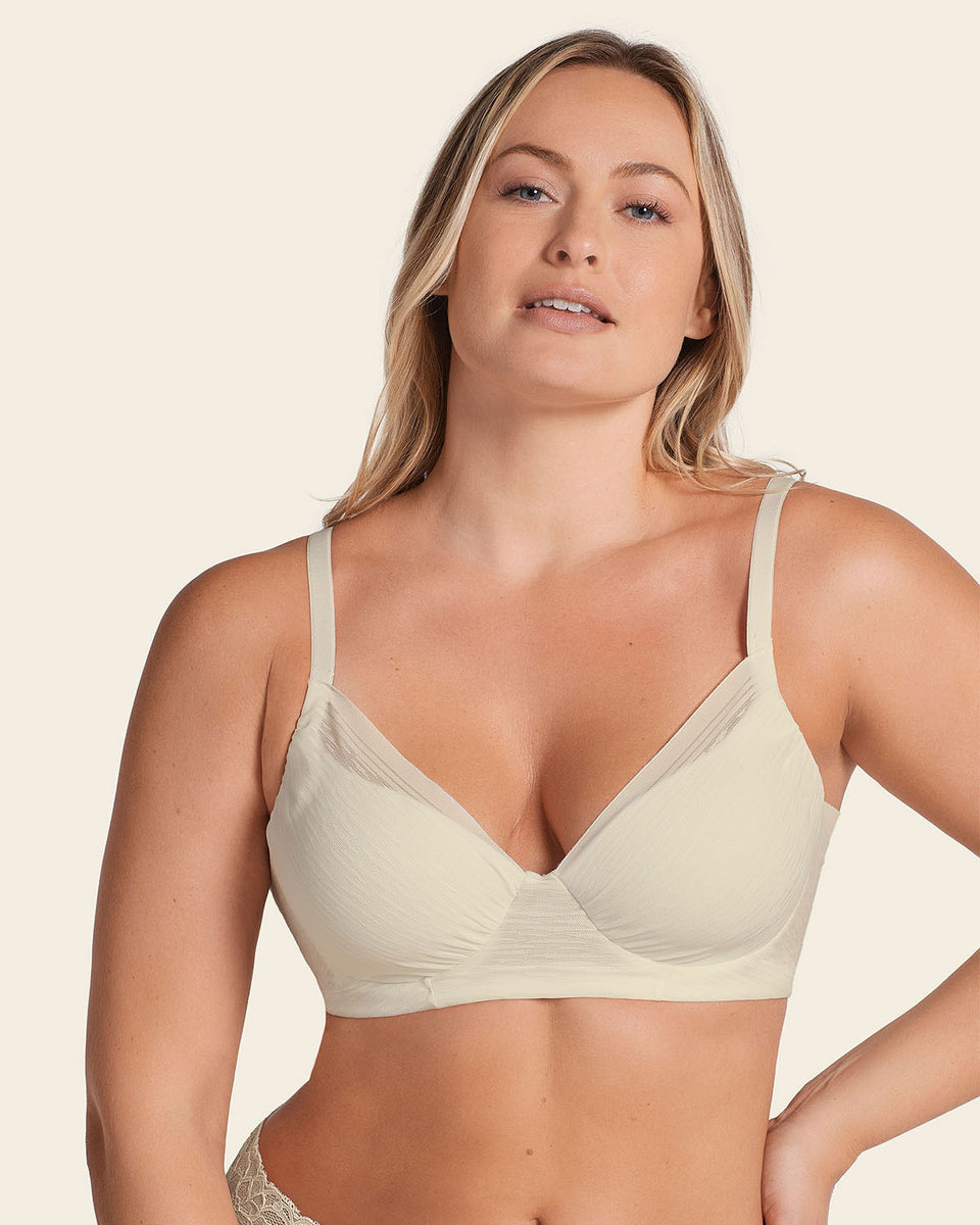 Complete coverage comfort fit bralette