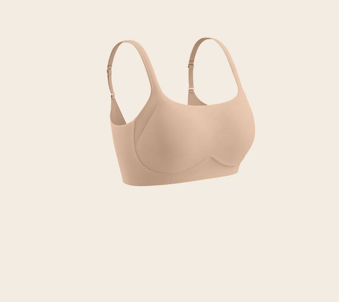 Leading Lady Lightly Padded Wire-free T-Shirt Bra - Warm Taupe - Curvy