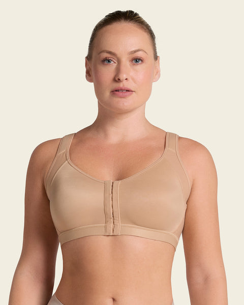 Post-Surgical Wireless Bra with Front Closure