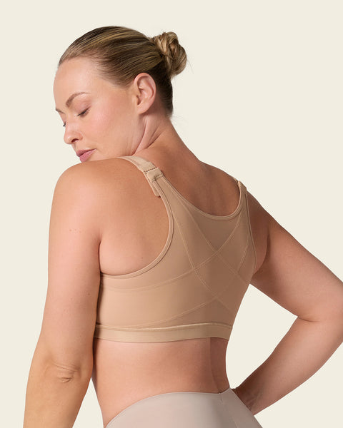 Post-Surgical Wireless Bra with Front Closure