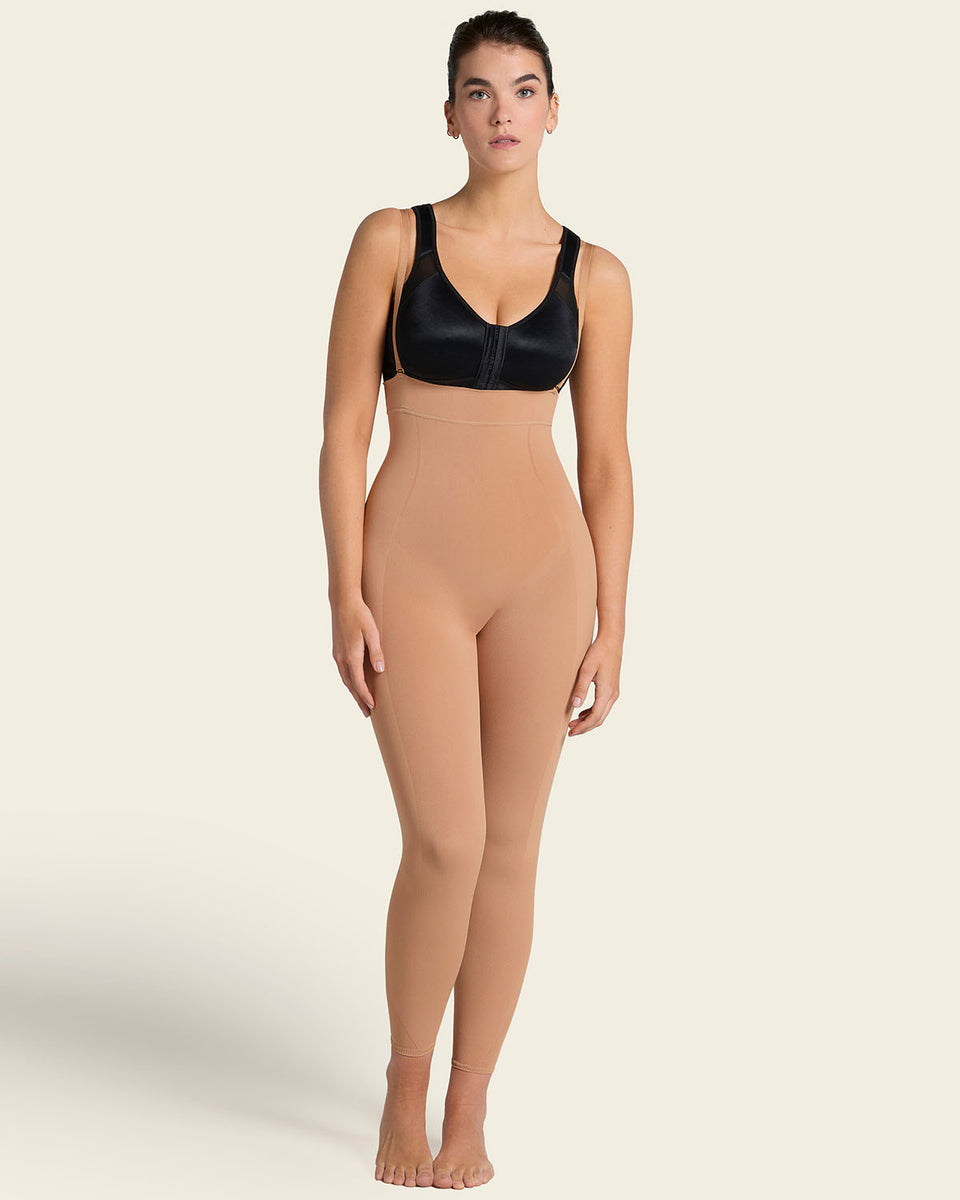 Stage 2 post-surgical ankle length bodysuit