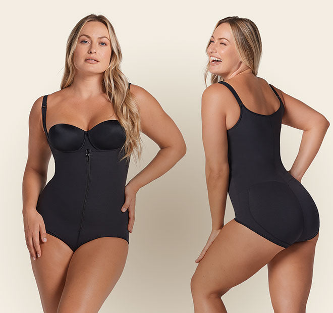 Firm Tummy Control Strapless Shaper with Butt Lifter