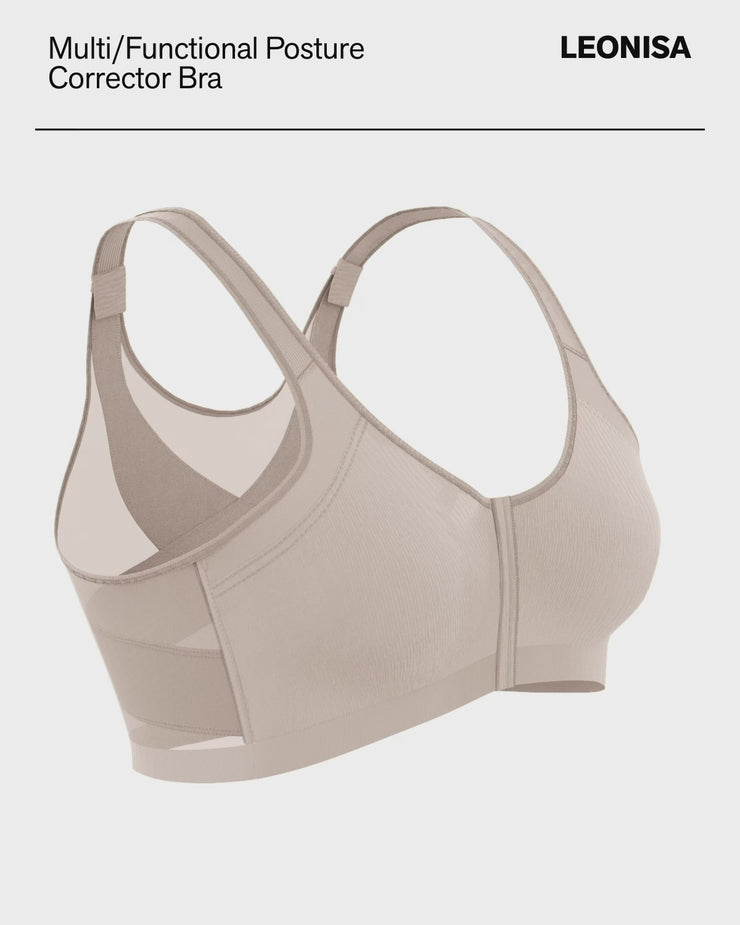 2 In 1 Bra Posture Corrector Sports Support Fitness Bralette Front