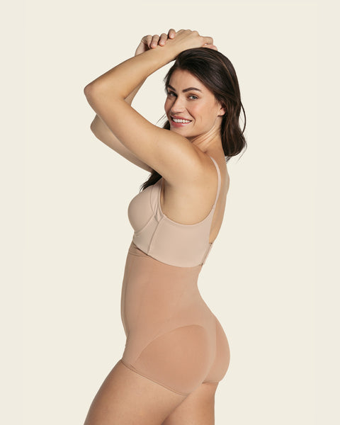 Spanx - Shapewear Firming Strapless Mid-Thigh Bodysuit With Cups, Black, £132.00