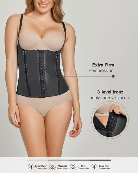 Premium Waist Trainer With Double Compression Straps & Supportive