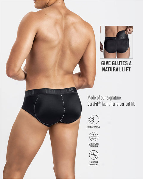 Men Hip & Butt Lifter Enhancer Briefs Padded Boxer Underwear
