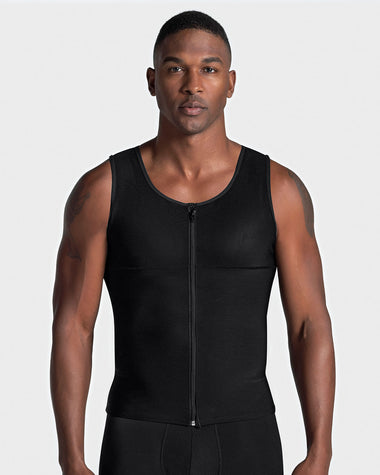 Moldeate Men's Shapewear Compression Vest, Natural – TBOSA