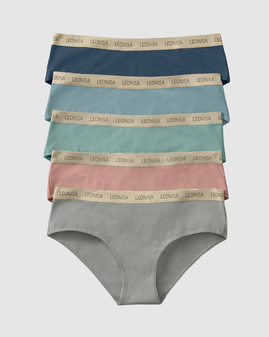 Panties For Women Cotton Lattice Letters Print Underwear Ladies