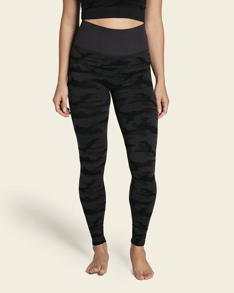 Leonisa Mid-Rise Mesh Cutout Shaper Legging Black at  Women's  Clothing store